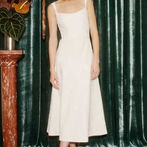 Markarian Thyia Broderie Anglaise Midi Dress size 2 New With Tags never worn